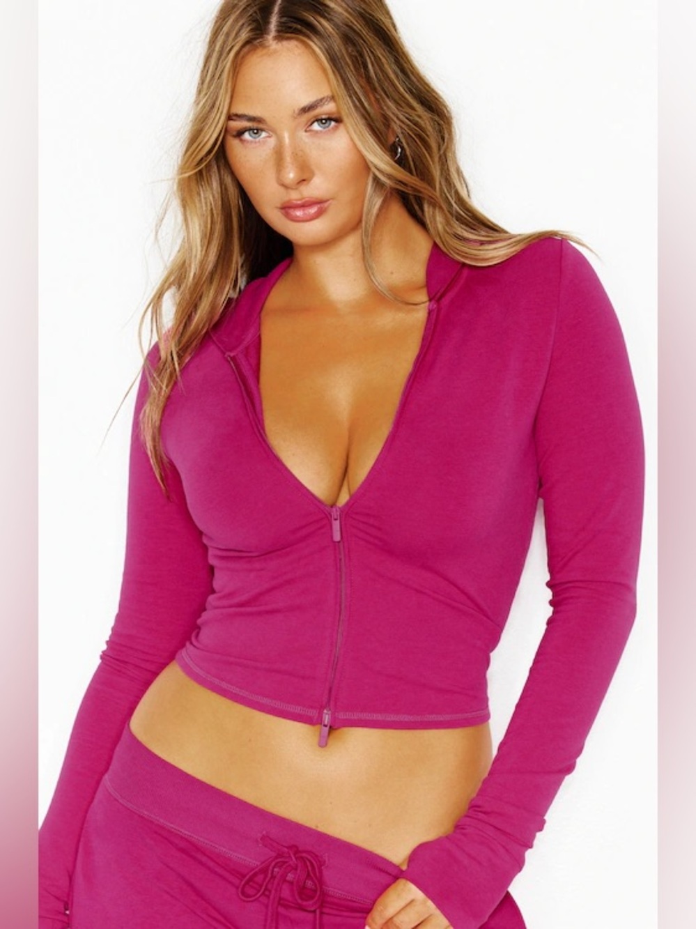 Garage StretchTerry Hooded Zip Up